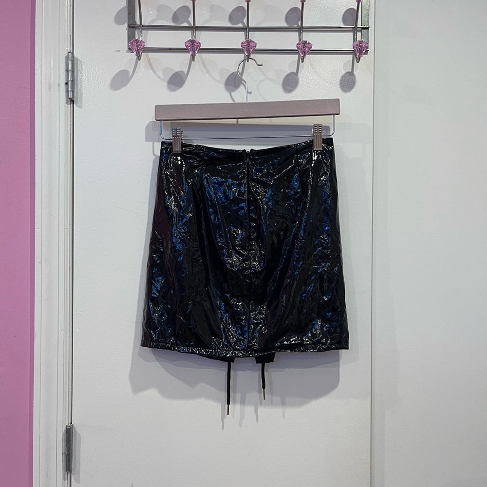 Leather Mini Skirt - Picture 5 of 7